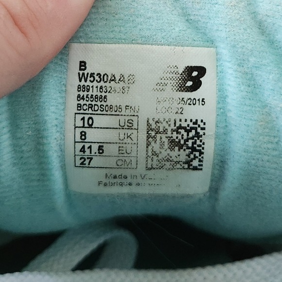 New Balance 530 90's Remix Encap Sneakers Womens Gray Orange Black White Size 10 - Picture 8 of 9